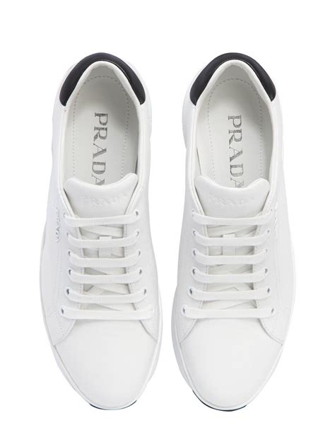 prada trainers women|prada leather sneakers women's.